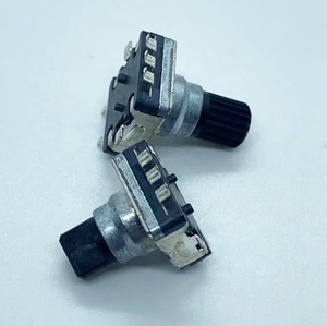 Ec11 ROTARY <span class=keywords><strong>Encoder</strong></span> với nhựa xử lý Hàn-on push button chuyển trục mã hóa sản phẩm - Product Image 5