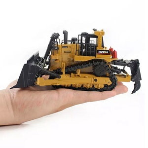 SJY-1700 Modèle de bulldozer en plastique moulé sous pression à l'échelle 1/50, modèle de camion de chantier lourd, jouet Sanjoyo - Product Image 1