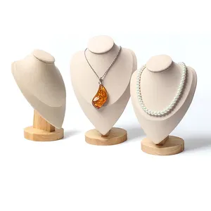 Présentoir de bijoux en bois pour colliers, 1 pièce, nouveau Style, présentoir à bijoux élégant, vente en gros