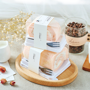Luxury Square Desserts Packaging Box Transparent High Quality Square Dessert Box Dessert Transparent Box
