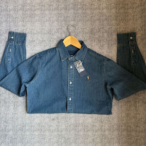 Camisa de Mezclilla de Seda de Alta Calidad, Escaneable, en Capas, Versátil, Estilo Clásico, Impermeable, para Uso Diario, Bordada, de Manga Larga para Hombre - Product Image 1