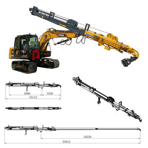 Bras télescopique XUVOL OEM/ODM avec rotation à 360 degrés, extension de grappin de 25 m pour excavatrice, grue forestière - Product Image 3