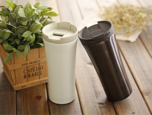 <span class=keywords><strong>Tasse</strong></span> à café thermo isolée à <span class=keywords><strong>double</strong></span> paroi de 18 oz en acier inoxydable 18/8 - Product Image 2