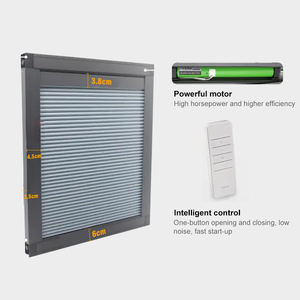 Persianas Enrollables Eléctricas Anti-UV, Impermeables, Térmicas, Duraderas, con Tela y Accesorios Integrados <span class=keywords><strong>de</strong></span> Panal - Product Image 5