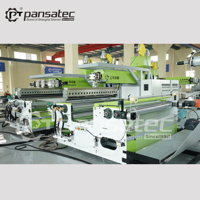 Pansatec LDPE LLDPE 4 Katmanlı 1600mm Yüksek Hızlı Ekstrüzyonlu Balonlu Naylon Film Yapma Makinesi