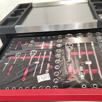 Chariot d'atelier portable robuste à 7 tiroirs avec outils inclus