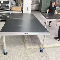 Podium de scène en aluminium pour événements 1,22*1,22m ou 1,22*2,44m Plateforme de scène mobile portable Concert Événement Mariage Scène portable