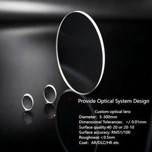 열화상 카메라 또는 적외선 시커용 30mm 초점 거리 광학 적외선 렌즈 싱글 크리스탈 CaF2 이중 양면 볼록 렌즈 - Product Image 2
