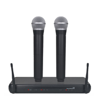 Système de micro sans fil Shur SVX288/PG58, deux micros portatifs PG58 avec récepteur de haute qualité pour scène, karaoké et discours