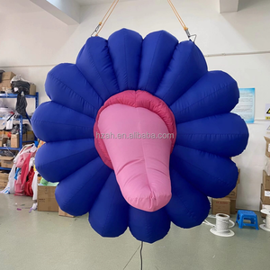 Reuze hangende opblaasbare bloem met tongmodel voor activiteitenpromotie en evenementen - Product Image 2