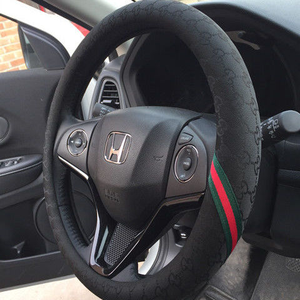 Accesorios para Automóviles, Regalos de Moda de Lujo para Mujer, Fundas para <span class=keywords><strong>Volante</strong></span> de Diseñador de Marca para Mercedes Benz, <span class=keywords><strong>BMW</strong></span>, Audi, Toyota, Tesla - Product Image 6