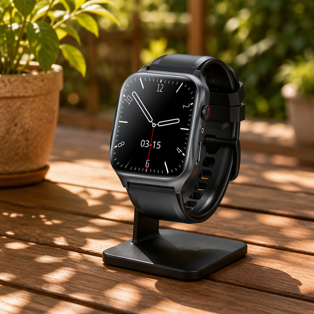 Elderly Use Health Tracking SOS Emergency Call Smartwatch with Heart Rate Monitor