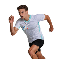 Leichte Sofort Verfügbare Fußballtrikots Kurz Bedruckt Individuelle Designs Nummern Logos Atmungsaktiv Schnelltrocknend 100% Polyester Vereine Schulen
