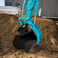 Kit de pince hydraulique robuste pour godet d'excavatrice, accessoire de fixation pour engins de construction