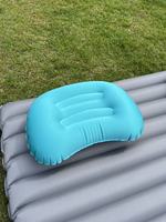 Coussin gonflable ultra doux et imperméable, portable, rond, pour le camping en plein air, la plage, les voyages, la terrasse et le jardin