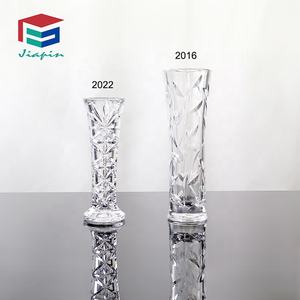 <strong>Crystal</strong> clear Small Acrylic <strong>Vase</strong> Wedding Tall Plastic Cylinder <strong>Vase</strong> for Decorating Flowers - Product Image 4