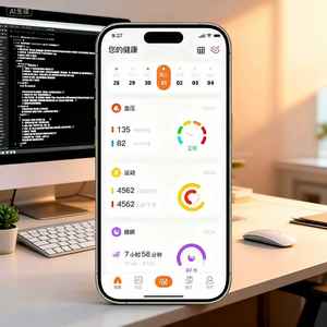 تطبيق IOS لتطوير حلقة ذكية قابلة للتخصيص مقاوم للأجهزة تسليم لمدة 30 يومًا للأوكسجين ومعدل ضربات القلب في الوقت الفعلي - Product Image 1