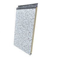 Panneaux muraux isolés en PU ondulé pour l'intérieur et l'extérieur des maisons, fabrication directe en usine