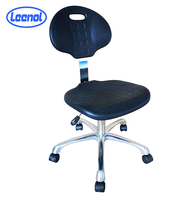 Chaise de bureau Leenol ESD avec siège en mousse PU, hauteur réglable, chaise antistatique ergonomique, chaise de travail antistatique CE ROHS