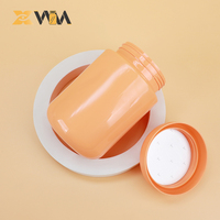 Pot d'emballage en plastique de haute qualité, personnalisable en couleur, pour capsules, pilules, protéines en poudre, avec bouchon à vis