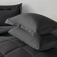 Ensemble de literie matelassée de luxe 2/3 pièces, doux, chaud et respirant, housse de couette pour toutes les saisons, ensembles de couettes pour la maison