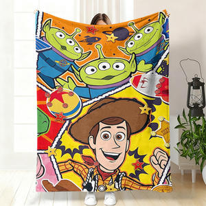 Manta de Felpa Ultra Suave con Estampado de Personajes de Dibujos Animados, Manta de Franela Personalizada, Cobija de Felpa para Cama - Product Image 3