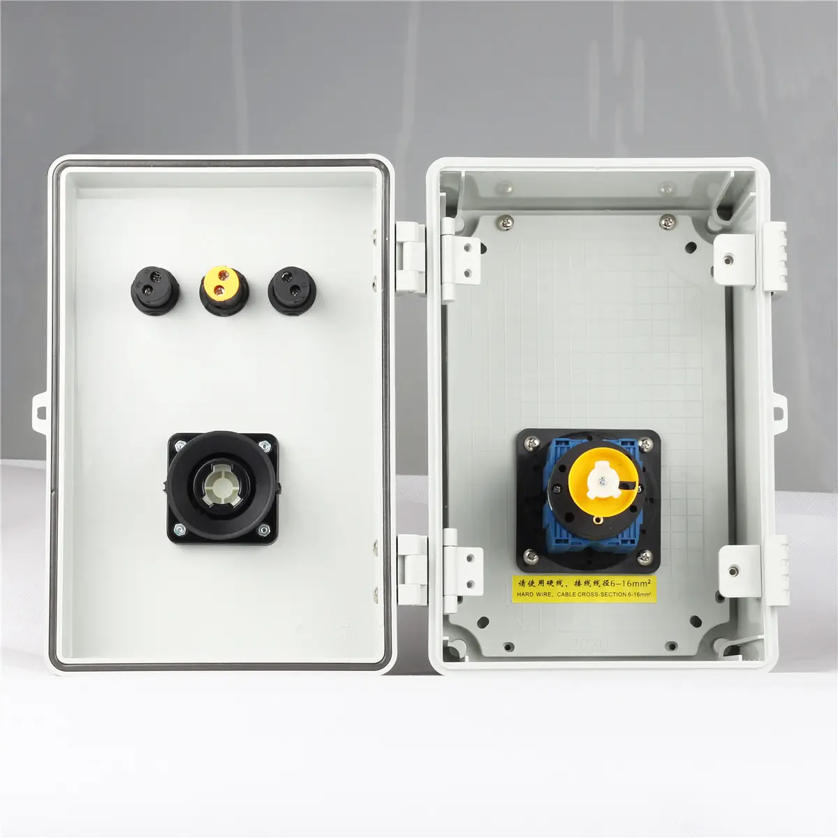 Cansen Power Changeover Electrical gehäuse 3 phase schalter mit Indicator lampe, GEN-OFF-MAIN, Auto Off Manual
