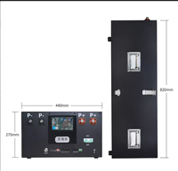 Kit de boîtier métallique horizontal Docan Energy 200A BMS Inverter DIY avec bornes M8, disjoncteur DC et module WiFi Daren