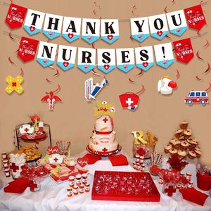 Palloncini in Lattice e Striscione di Carta per la Festa dei Medici e Infermieri, Decorazioni per Feste di Laurea - Product Image 3