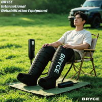 Masseur de jambes à compression d'air séquentielle sans fil BRYCE LB-001 pour la physiothérapie et la rééducation, 12 modes, pression de 60 à 270 mmHg