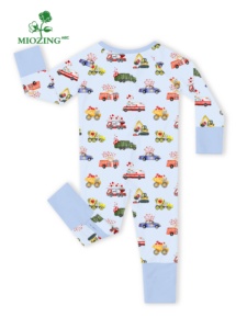 Combinaison bébé en bambou Miozing Valentine, vêtements pour bébé vert, pour la peau la plus délicate de votre bébé, boutique de vêtements pour bébé en gros - Product Image 3