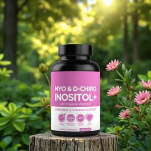โรงงานขายส่ง MYO <span class=keywords><strong>Inositol</strong></span> และ <span class=keywords><strong>D</strong></span> <span class=keywords><strong>Chiro</strong></span> <span class=keywords><strong>Inositol</strong></span> แบบกัมมี่ รับผลิตแบรนด์ส่วนตัว พร้อมวิตามินโฟเลตและวิตามินดีสำหรับผู้หญิง ผลิตจากพืชป่า - Product Image 1