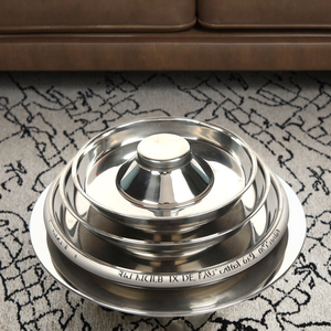 Customizable Interactive Stainless Steel Pet Feeder <strong>Personalized</strong> <strong>Dog</strong> <strong>Bowl</strong> Solid Pattern Healthy Diet Eco-Friendly Waterproof - Product Image 4