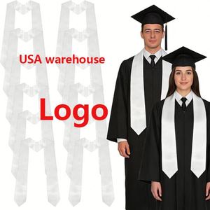 Estolas para Sublimación al por Mayor, Estolas Personalizadas de Satén Bordadas, Estolas de Graduación Impresas Personalizables con Logotipo - Product Image 1