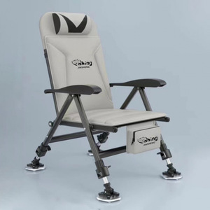 Sedia da Pesca Reclinabile Stile Europeo, Pieghevole, Portatile, Multifunzione, Vendita Diretta dalla Fabbrica - Product Image 2