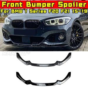 Pour BMW Série 1 F20 F21 M-Pack 118i 120i 2015-2019 Kit Carrosserie Diffuseur Lame de Pare-chocs Avant 3 Pièces Protection Pare-chocs - Product Image 1