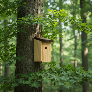 Nichoir pour oiseaux Titmouse, entrée de 28 mm, nichoir en bois - Product Image 5