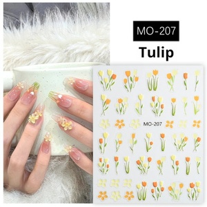 Hot Selling Yujin Fragrant <b>Flower</b> Nail <b>Stickers</b> Nail Decoration Nail <b>Stickers</b> Wholesale Nail DIY - Product Image 4