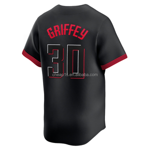 Camiseta <span class=keywords><strong>de</strong></span> Béisbol Bordada al por Mayor <span class=keywords><strong>de</strong></span> los Cincinnati Red USA # 44 Elly <span class=keywords><strong>De</strong></span> La Cruz # 11 Barry Larkin # 7 Prendas Deportivas <span class=keywords><strong>de</strong></span> Softbol Spencer Steer - Product Image 4