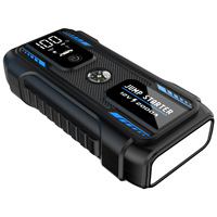 Démarreur de Voiture Haute Puissance en Gros avec Batterie Externe Intégrée, Boussole, Lampe Torche LED et Affichage Numérique pour Démarrage d'Urgence de Véhicule