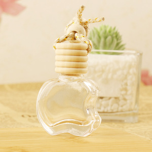 MUB Bon marché en forme de <span class=keywords><strong>pomme</strong></span> 10ml <span class=keywords><strong>vide</strong></span> en verre suspendu Petit désodorisant pour diffuseur de parfum de voiture - Product Image 2