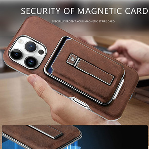 Étui de luxe pour Apple 17 Air avec porte-cartes, étanche et antichoc, coque de téléphone pour iPhone 16 Pro Max, style professionnel - Product Image 1
