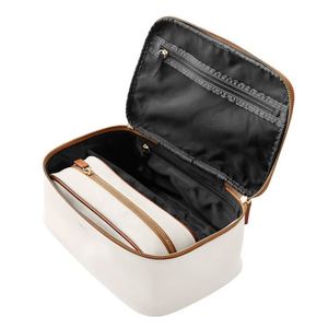 Ensemble de trousses de maquillage de voyage en toile de haute qualité avec fermeture éclair, vente en gros - Product Image 3