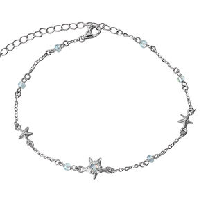 ओपल स्टारफिश ने 925 स्टर्लिंग चांदी महासागर से प्रेरित समायोज्य श्रृंखला के लिए महिलाओं के लिए अच्छा गहने - Product Image 1