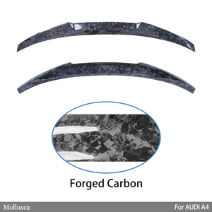 Aileron arrière style M4 en fibre de carbone véritable forgée pour Audi A4/S4 B9 B9.5 2017-2024 - Product Image 2