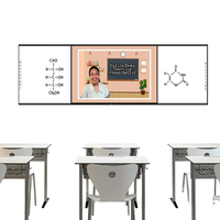 Pour FC-77EB Écran interactif intelligent 94 pouces 4K UHD LED pour l'enseignement en classe, stylet tactile 20 points, double système, anti-reflet