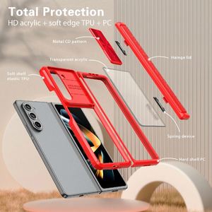 Recién llegado, acrílico transparente duro para Samsung Galaxy Z Fold 6 7 5G, borde de TPU suave, funda para teléfono a prueba de golpes - Product Image 4