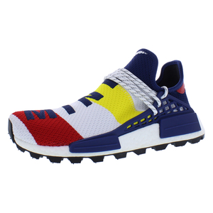 Chaussures pour hommes BBC Human Race, taille 9, couleur blanc/bleu marine/jaune/rouge, numéro de modèle MSS-BB9544 - Product Image 1