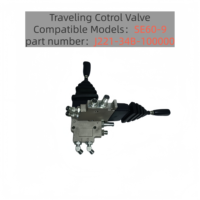 Pièces Shantui pour excavatrice SE60-9, levier de commande de bulldozer, valve pilote JRCVD-02 B229900001009 J221-34B-100000 J160-34D-020000