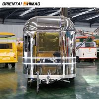 Neuer Oriental Shimao Kommerzieller Aluminium-Rahmen Mobiler Food-Trailer Food-Truck mit Vollausstattung zum Verkauf in den USA